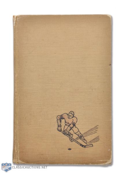 Deceased HOFer Foster Hewitt Signed 1934 "Down the Ice" Book with LOA