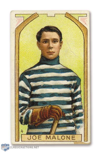 1911-12 Imperial Tobacco C55 #4 HOFer Joe Malone RC