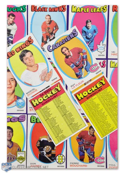 1971-72 O-Pee-Chee Starter Set (238/264) and 24-Booklet Set