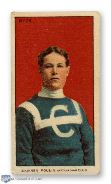 1910-11 Imperial Tobacco C56 #24 Skinner Poulin RC