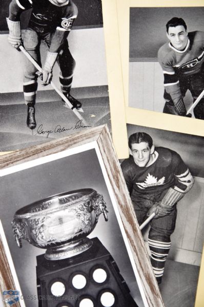 Bee Hive Group 1 Photos (1934-43) of Goldham, Reardon & Brown + Group 3 (1964-67) Art Ross Trophy