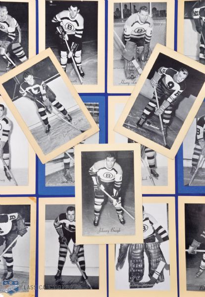 Boston Bruins Bee Hive Group 1-3 (1934-67) Hockey Photo Collection of 124