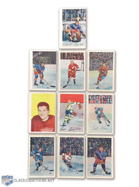 1952-53 Parkhurst Hockey Card Collection of 34