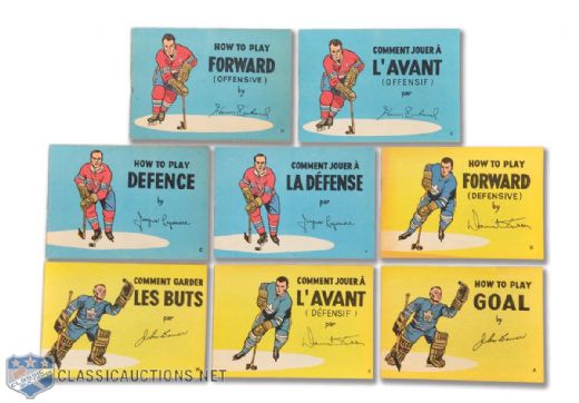 1966-67 Coca-Cola "How to Play..." Hockey Booklets French and English Sets