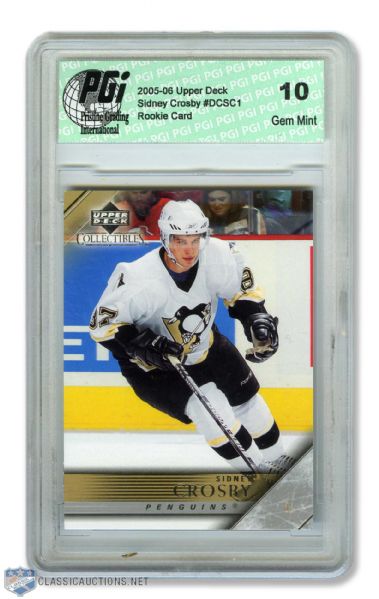 2005-07 Upper Deck / Fleer Card Collection of 8 with 4 Sidney Crosby RC Cards