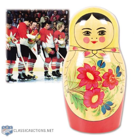 1972 Canada-Russia Series Russian Nesting Doll (8")