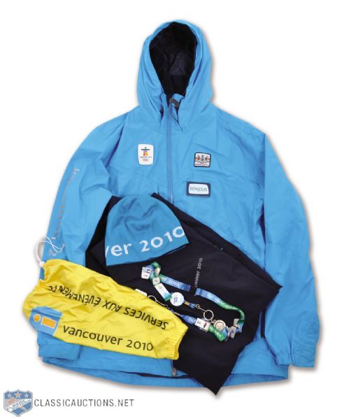 Vancouver 2010 Winter Olympics Volunteer Uniform and Clothing Collection (17 Pieces)
