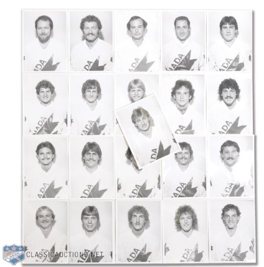 Team Canada 1981 Canada Cup Players Photo Set of 21 (5" x 7")