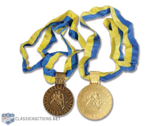 Canada 1986 World Hockey Championships Bronze Medal and 1985 World Juniors Gold Medal