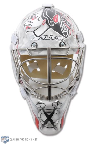 Corey Crawford Chicago Black Hawks Full Size Fiberglass Replica Mask