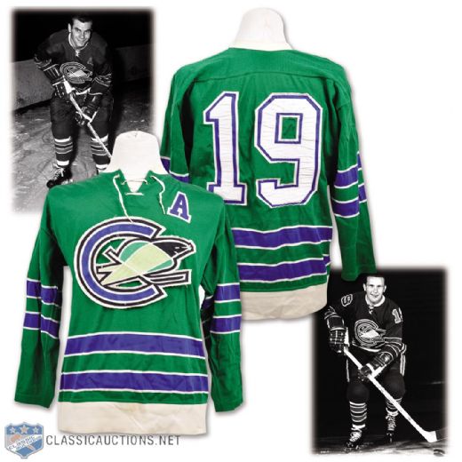 Bert Marshalls / Kent Douglas 1967-68 California (Oakland) Seals Inaugural Season Game-Worn Jersey