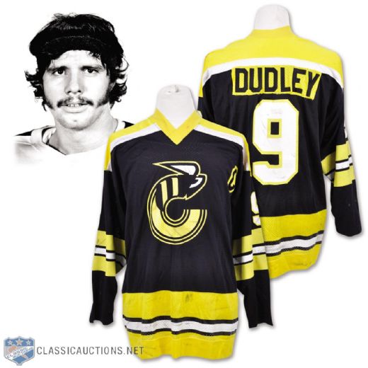 Rick Dudleys 1977-79 WHA Cincinnati Stingers Game-Worn Captains Jersey