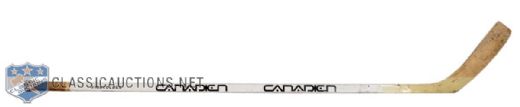 Brad Parks 1979-80 Boston Bruins Game-Used Canadien Stick