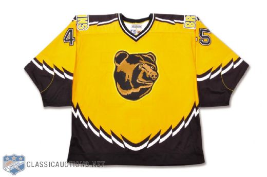 Sandy Mogers 1996-97 Boston Bruins Game-Worn Alternate Jersey