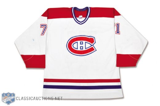 Mike Ribeiros Early-2000s Montreal Canadiens Game-Worn Jersey