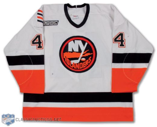 Mark Lawrences 1999-2000 New York Islanders Game-Worn Jersey with Team LOA