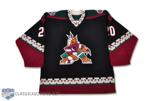 Wyatt Smiths 2000-01 Phoenix Coyotes Game-Worn Jersey