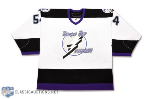 Paul Rangers 2006-07 Tampa Bay Lightning Game-Worn Jersey