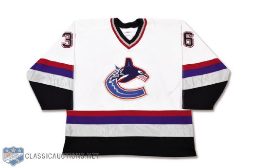 Chris McAllisters 1998-99 Vancouver Canucks Game-Worn Jersey