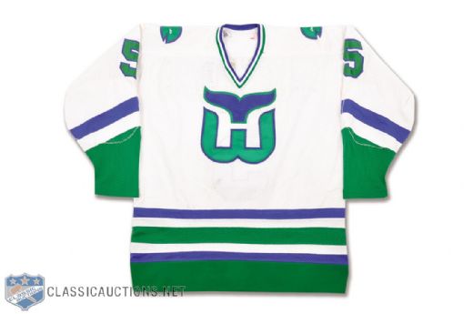 Vintage Mark Howe 1979-81 Hartford Whalers Pro Jersey