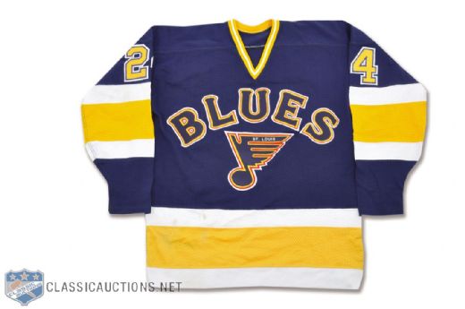 Vintage Bernie Federko 1984-86 St. Louis Blues Pro Jersey