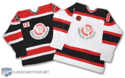 Richmond Sockeyes BCHL 1980s Game-Worn Jerseys (2)