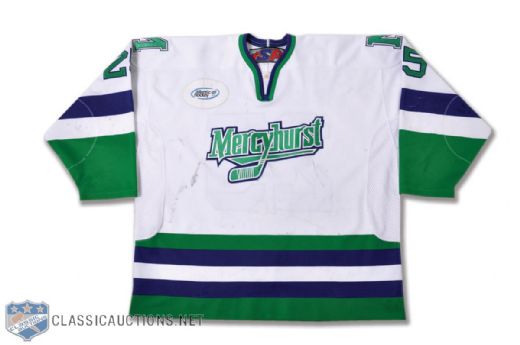 Matt Fennells Mid-to-Late-2000s Mercyhurst College Game-Worn Jersey