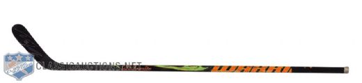 Thomas Vaneks Circa 2008-09 Buffalo Sabres Signed Warrior Game-Used Stick