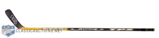 Rob Blakes Signed Louisville TPS Game-Used Stick