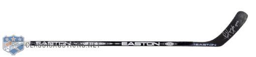Paul Kariyas Mid-2000s Nashville Predators Signed Easton Game-Used Stick