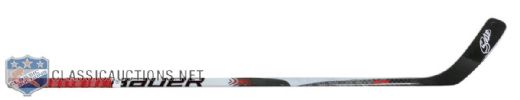 Guillaume Latendresses 2012-13 Ottawa Senators Signed Game-Used Stick