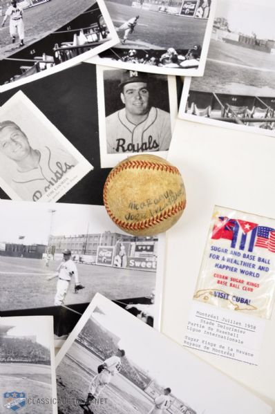 Montreal Royals Memorabilia Collection with Photos, 1959 Souvenir Album and More