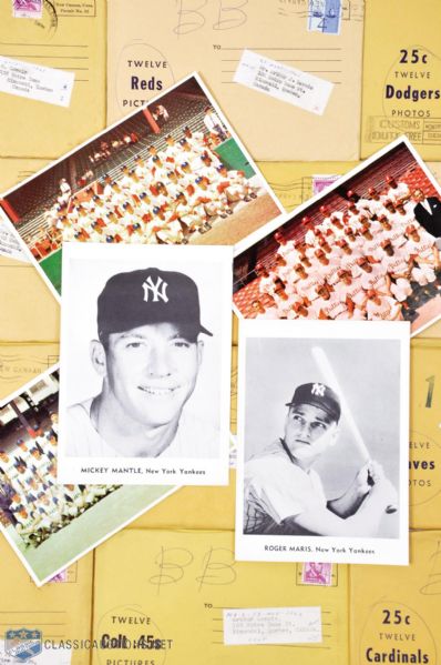 1960s Major League Baseball Picture Set Collection - Over 700 Pictures!