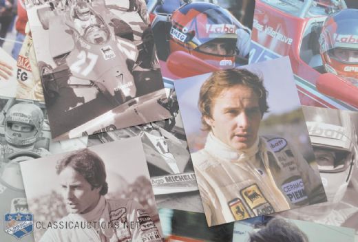 Gilles Villeneuve Formula One Ferrari Photo Collection of 106 - Printed from Original Negatives!