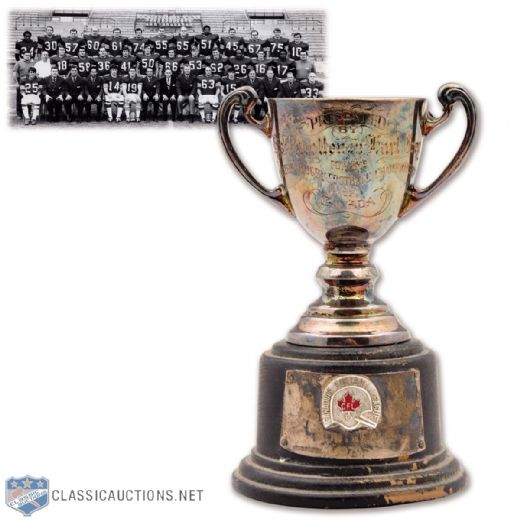 Peter Dalla Rivas 1970 Montreal Alouettes Grey Cup Trophy