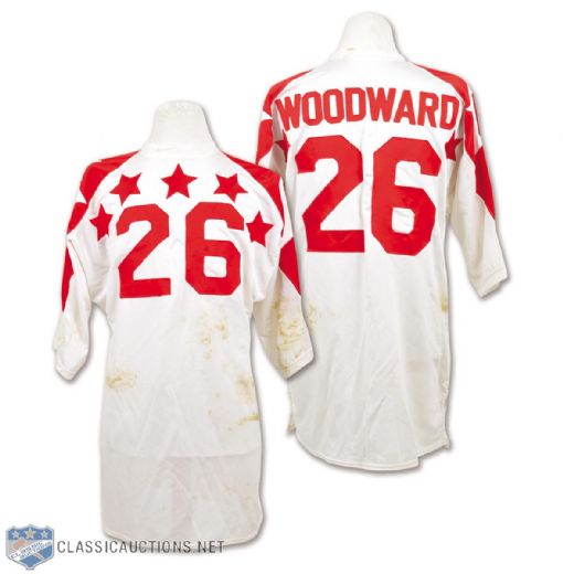 Ron Woodwards Game-Worn Jersey from the 1975 CFL All-Star Game