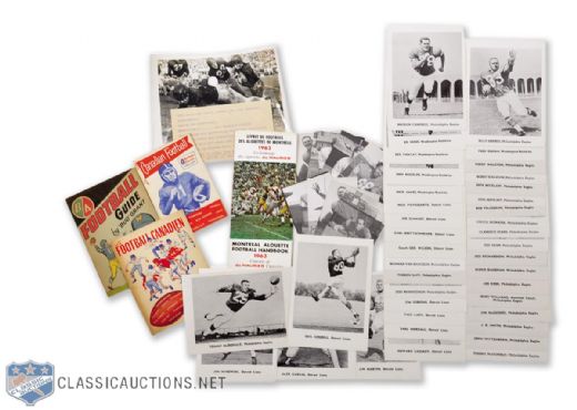 1950s-1960s NFL/CFL Picture Set, Postcard and More Collection of 130+