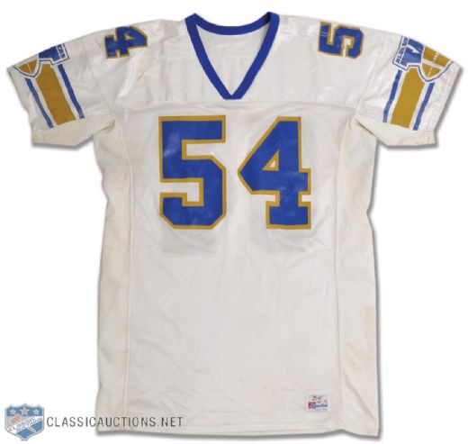 Steve Grants Early-1990s Winnipeg Blue Bombers Game-Worn Jersey