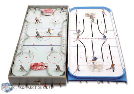 Table Hockey Games from 1950s and 1970s, Plus 50 Extra Players