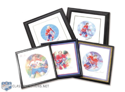Large Canada Post Collection of NHL Commemorative Stamps, Day of Issue Envelopes, Autographs and Miscellaneous Items
