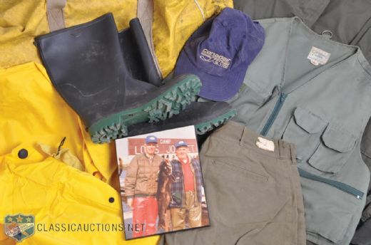 Maurice Richards Fishing Equipment and Clothing Collection