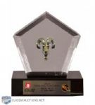 Brett Hulls 1989-90 St. Louis Blues Dodge Ram Tough Award (13 1/2") 