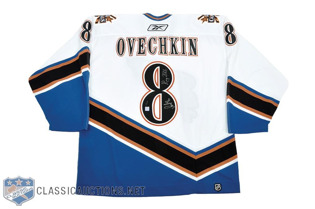 alex ovechkin rookie jersey