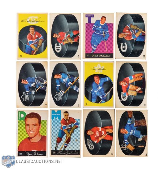 1962-63 Parkhurst Near Complete Hockey Card Set (48/56)
