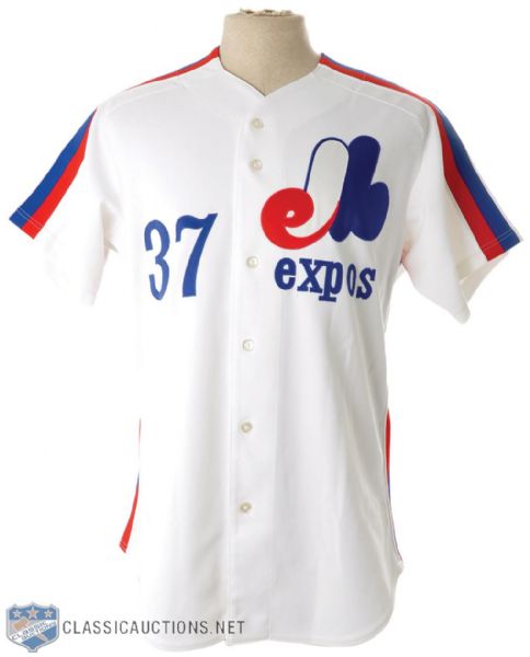 Buck Rodgers Mid-1980s Montreal Expos Game-Worn Jersey