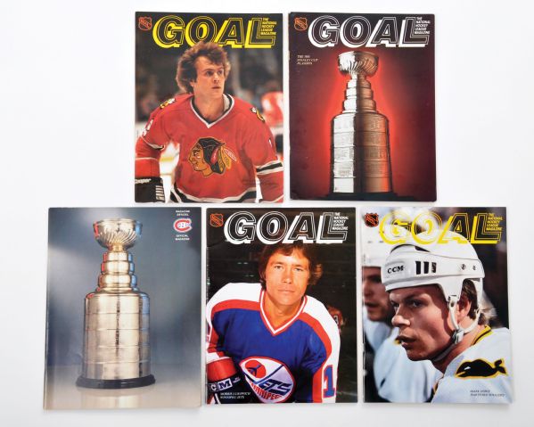 Historic Hockey Program Collection of 20 with Jets, Whalers and Oilers / Wayne Gretzky First NHL Game Programs and More! 