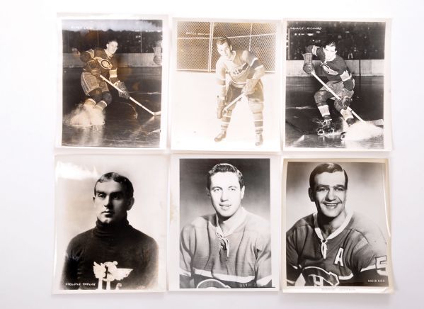 Vintage Hockey Photo Collection of 86 with Turofsky and National Hockey Photos 