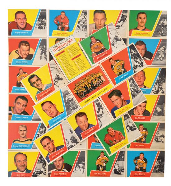 1963-64 Topps Near Complete Set (64/66)