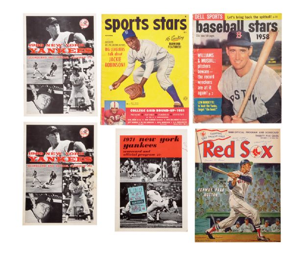 Sport Magazine and Other Sport and Baseball Publication Collection of 106