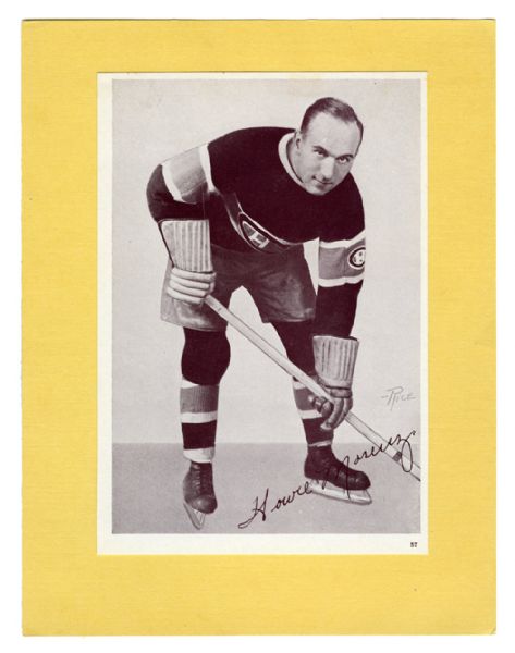 1930s Montreal Canadiens Howie Morenz Crown Brand Premium Photo 